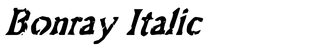 Bonray Italic